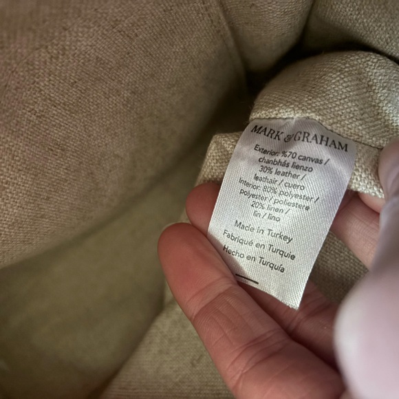 New without tags personalized Mark & Graham camo satchel CAD initials - Picture 2 of 7